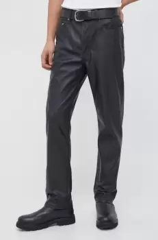Won Hundred pantaloni barbati, culoarea negru, drept imagine