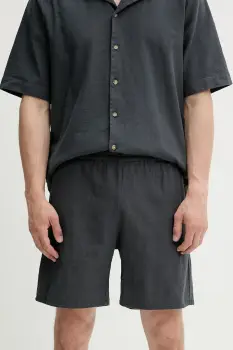 Won Hundred pantaloni scurti  din bumbac culoarea gri, 3561-14234 imagine