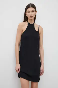 Won Hundred rochie culoarea negru, mini, evazati, 2809-11084 imagine