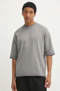 Won Hundred tricou barbati, culoarea gri, melanj, 3144-12074 imagine