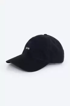 Wood Wood sapca de baseball din bumbac Low profile twill cap culoarea negru, uni 12110804.7083-OFFWHITE imagine