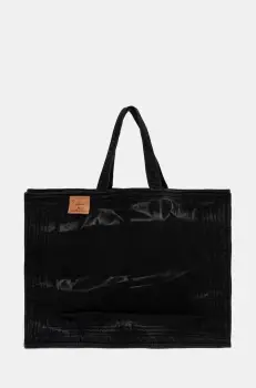 Y/Project geanta din denim MAXI WIRE CABAS BAG culoarea negru, 620BA005 imagine