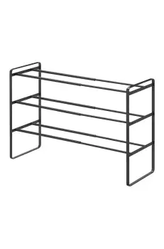 Yamazaki suport de pantofi extensibil Frame culoarea negru imagine