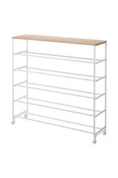 Yamazaki suport de pantofi Tower 90,5 cm culoarea alb imagine