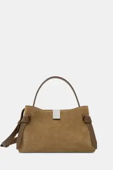 Yuzefi geanta crossbody pentru femei din piele intoarsa GYOZA MINI imagine