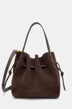Yuzefi geanta crossbody pentru femei din piele MINI SCALLOP imagine