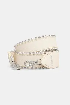 ZADIG&VOLTAIRE curea din piele pentru geanta culoarea bej, LWOG00003 imagine