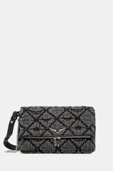 ZADIG&VOLTAIRE geanta de bumbac culoarea negru, LWBA04065 imagine
