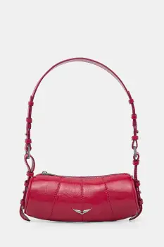 Zadig&Voltaire geanta de dama din piele LE ROUDOUDOU VINTAGE PATENT imagine