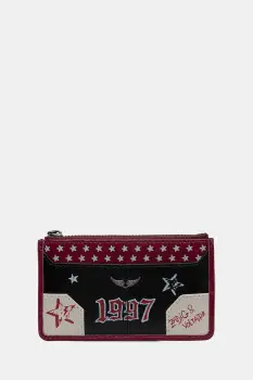 ZADIG&VOLTAIRE portofel de piele culoarea negru, LWSG03676 imagine