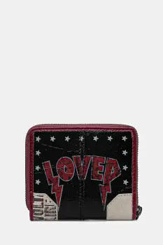 ZADIG&VOLTAIRE portofel de piele culoarea negru, LWSG03712 imagine