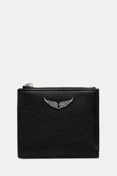 ZADIG&VOLTAIRE portofel de piele culoarea negru, LWSG03725 imagine