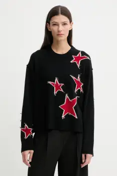 ZADIG&VOLTAIRE pulover de casmir culoarea negru, KWSW02842 imagine