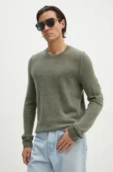 ZADIG&VOLTAIRE pulover de casmir culoarea verde, light, KMSW00664 imagine