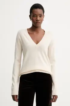 ZADIG&VOLTAIRE pulover de lana culoarea bej, light, KWSW02816 imagine