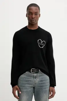 ZADIG&VOLTAIRE pulover de lana culoarea negru, light, KMSW01793 imagine