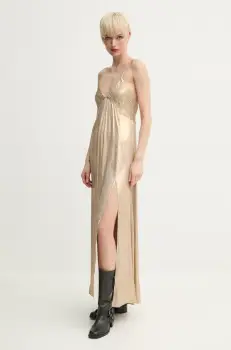 ZADIG&VOLTAIRE rochie culoarea auriu, maxi, evazati, WWDR02528 imagine