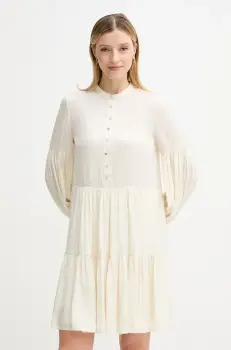 ZADIG&VOLTAIRE rochie culoarea bej, mini, evazati, WWDR02451 imagine