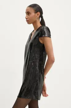 ZADIG&VOLTAIRE rochie culoarea negru, mini, evazati, WWDR01306 imagine