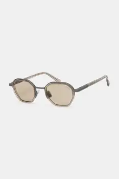 Zegna ochelari de soare barbati, culoarea bej, EZ0259_5045E imagine