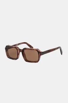 Zegna ochelari de soare culoarea maro, EZ0254_5571E imagine
