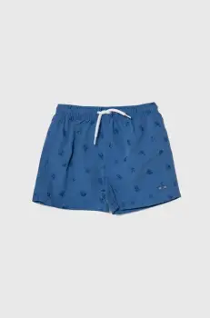 zippy pantaloni scurti de baie pentru bebelusi culoarea albastru marin imagine