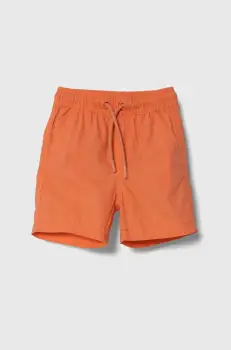 zippy pantaloni scurti din bumbac pentru bebelusi culoarea portocaliu, talie reglabila imagine