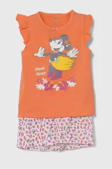 zippy pijamale de bumbac pentru copii x Disney culoarea portocaliu, modelator imagine