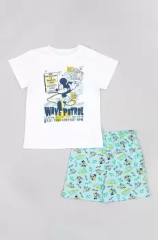 zippy pijamale de bumbac pentru copii x Disney culoarea turcoaz, modelator imagine