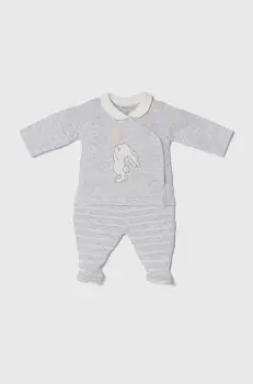 zippy pijamale pentru bebelusi culoarea gri, cu imprimeu imagine