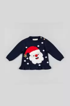 zippy pulover copii culoarea albastru marin, light imagine