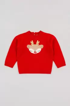 zippy pulover copii culoarea rosu imagine