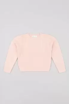 zippy pulover copii culoarea roz, light imagine