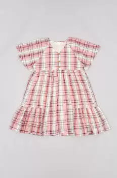 zippy rochie din bumbac pentru copii mini, drept imagine