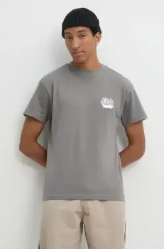 Zoo York tricou din bumbac barbati, culoarea gri, cu imprimeu, 60690028 imagine