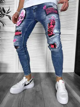 Blugi barbati conici 6094 imagine