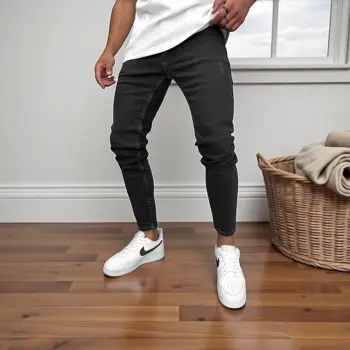 Blugi barbati conici 9501 imagine