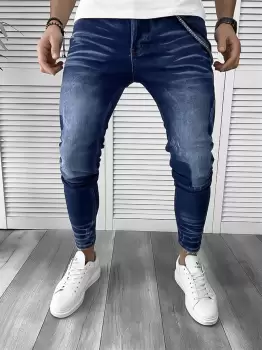 Blugi barbati conici albastri 367 G2-3* imagine