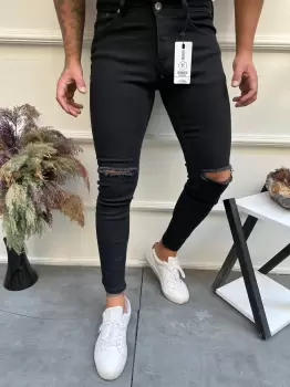 Blugi barbati conici B9971 imagine