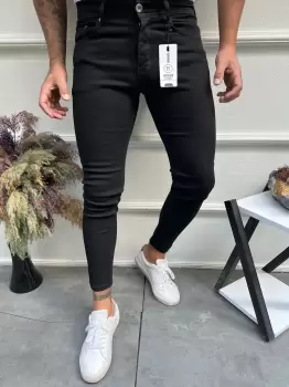 Blugi barbati conici B9972 imagine