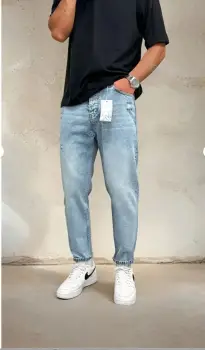 Blugi barbati conici T001 imagine