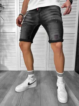 Blugi barbati scurti conici 5721 H4-2 imagine