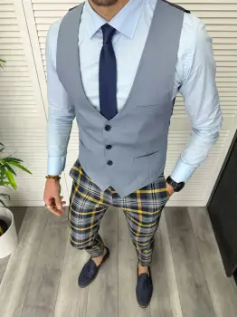 Compleu barbati  Vesta + Pantaloni 11833 imagine