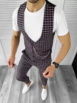 Compleu barbati Vesta + Pantaloni B4131 1-2 E imagine