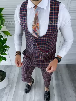 Compleu barbati Vesta + Pantaloni B4131 1-2 E imagine