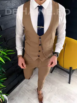 Compleu barbati Vesta + Pantaloni ZR A3895 O3.3.3 imagine