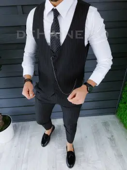 Compleu barbati Vesta + Pantaloni ZR A8722 P20-3.1 imagine