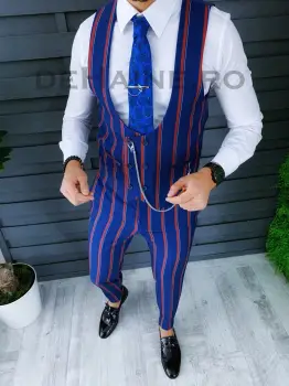 Compleu barbati Vesta + Pantaloni ZR A8776 31-3 E imagine