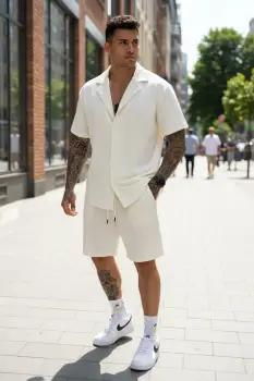Compleu de vara camasa + pantaloni 211 imagine