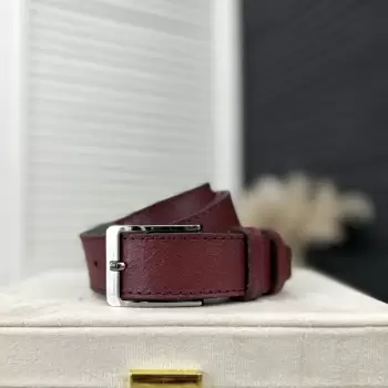 Curea barbati piele naturala grena 12423 imagine